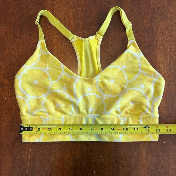 Wildfox Yellow Citrus Print Sports Bra - Picture 4 of 4